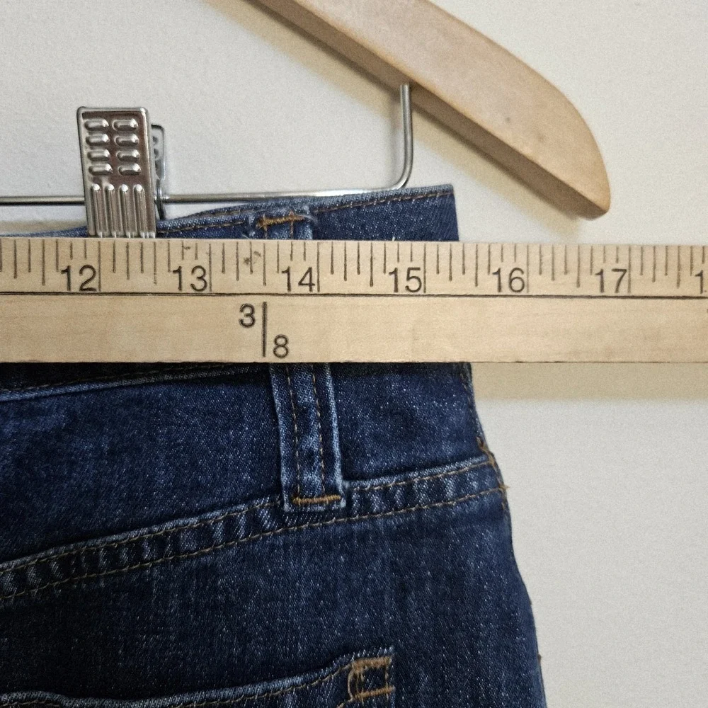 Madewell Denim Frayed Cut Off Jean Mini Skirt Size 29 Western Festival